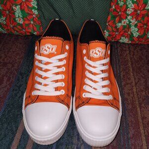 OSU Orange Low-Top Sneakers Mens Size 12 By FOCO Rubber & Fabric